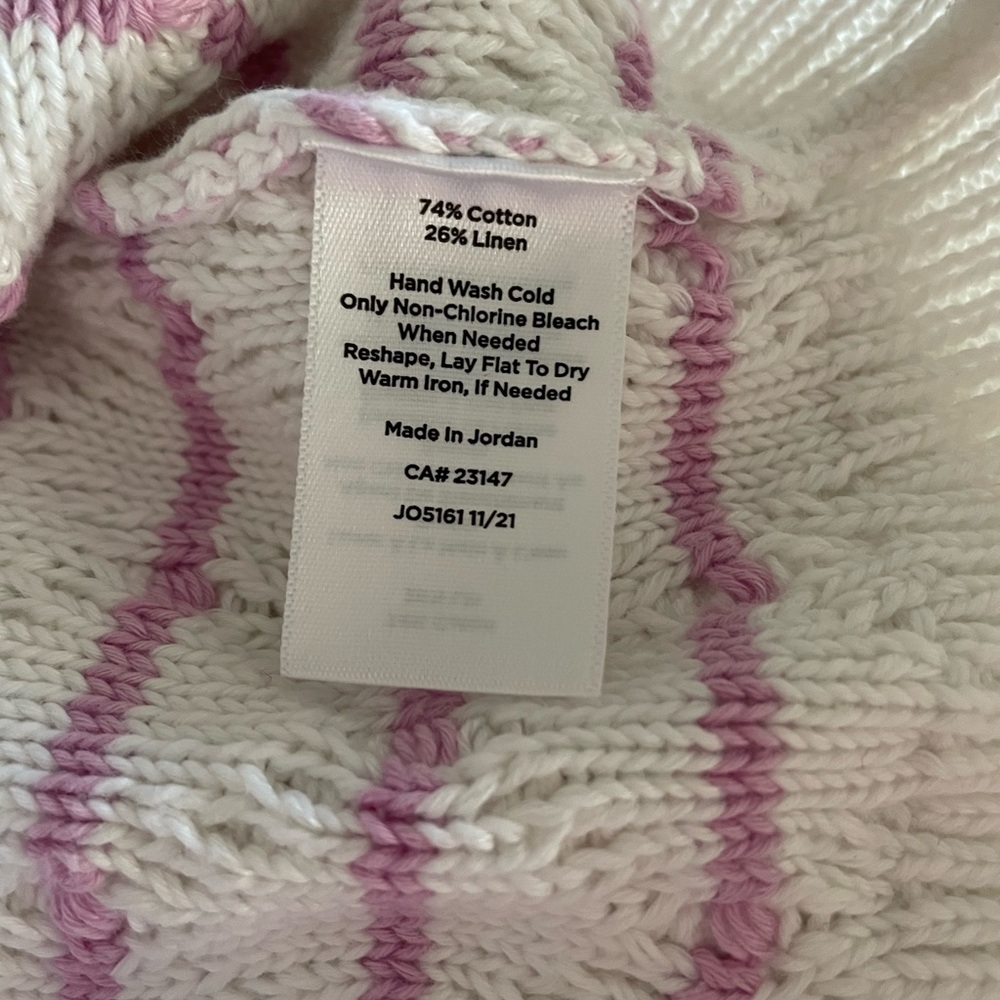 Talbot's White & Pink Spring Sweater 🩷 - Picture 5 of 8